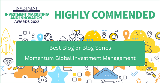 Momentum Global Matters Weekly blog was awarded Highly Commended for Best Blog or Blog Series.